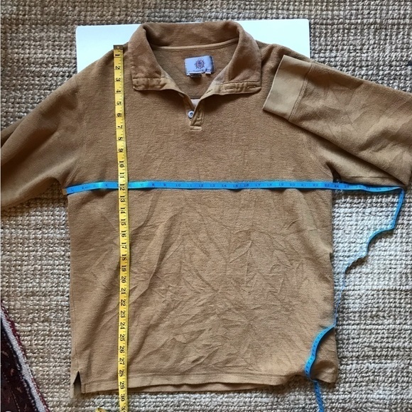 The Territory Ahead pullover men’s collared Henley shirt. Size LT. - Picture 3 of 5